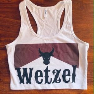 Uni-Sex Cute Wetzel Western Crop Top